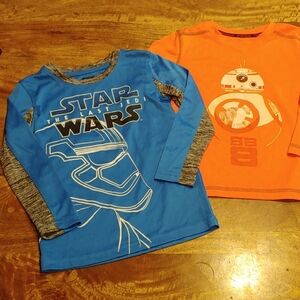 Star Wars Long Sleeve 100% Polyester Shirts